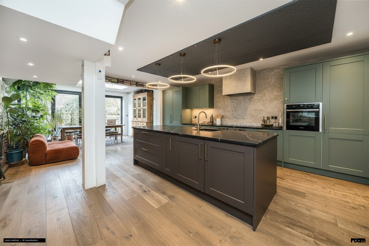 Amhurst Road, Hackney Kitchen — Evocative Depths design direction