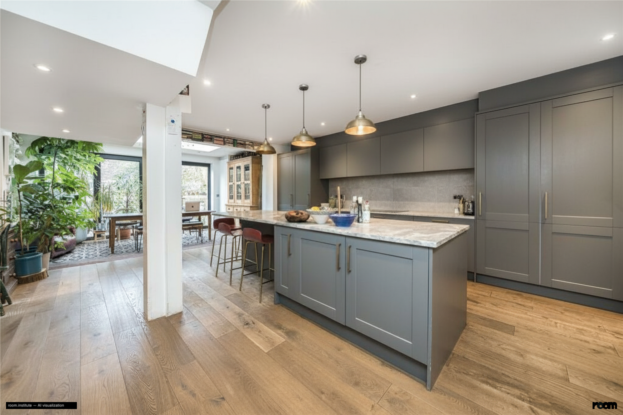 Amhurst Road, Hackney Kitchen — Essential Form design direction