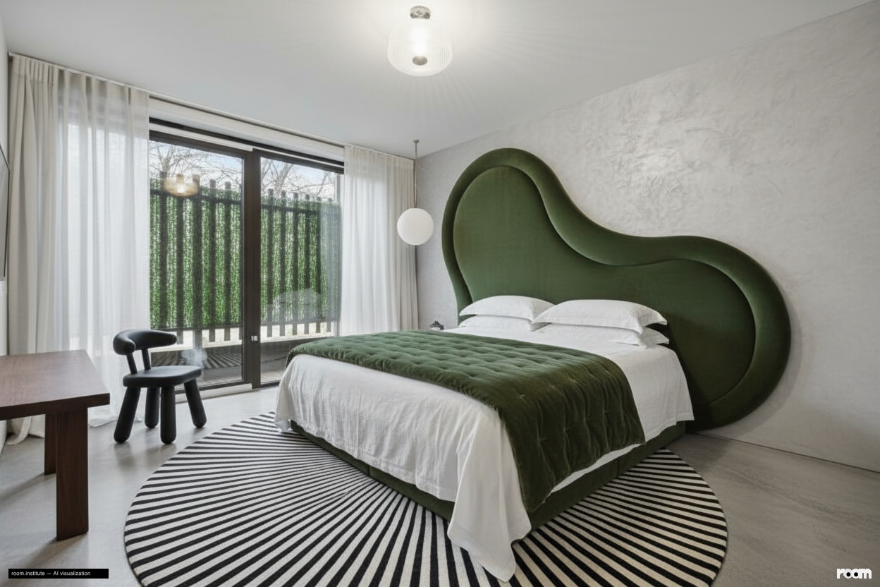 Florida Street, Bethnal Green Bedroom — Grand Curves design direction