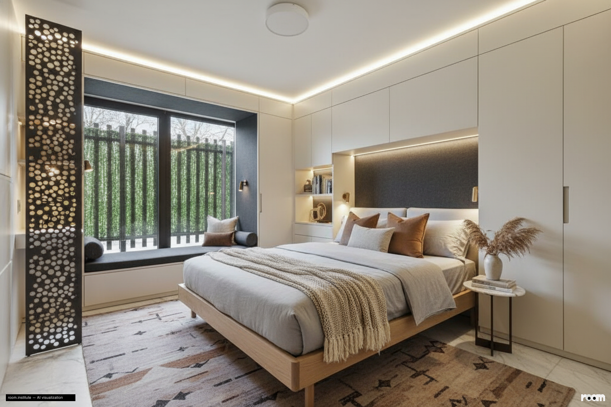 Florida Street, Bethnal Green Bedroom — Balanced Enclosure design direction