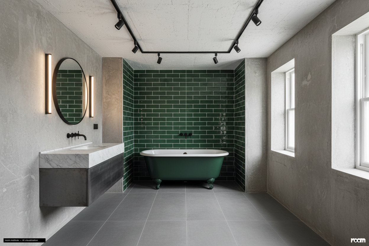 Florida Street, Bethnal Green Bathroom — Raw & Refined Junction design direction