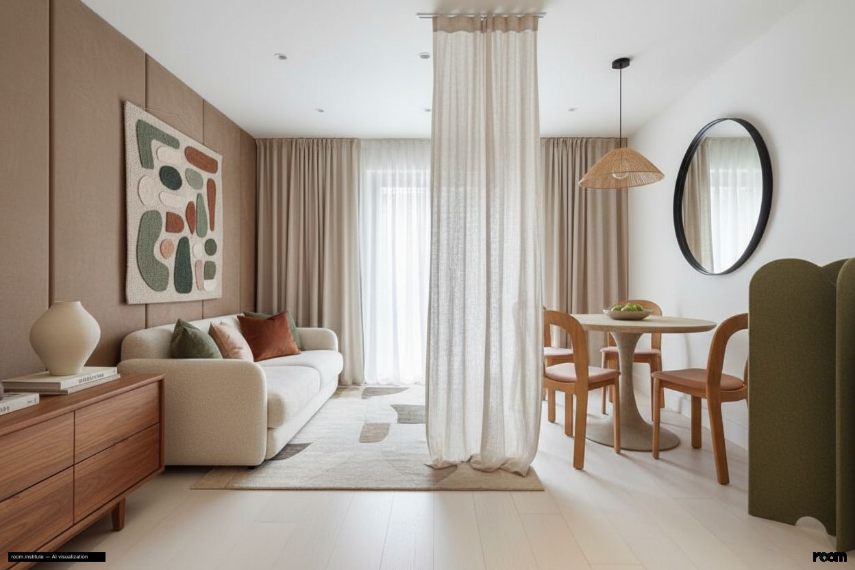 Florida Street, Bethnal Green Living Room — Woven Divergence design direction