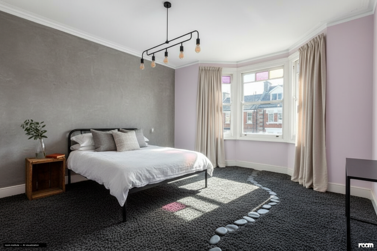 Whellock Road, Bedford Park, Chiswick Bedroom — Stone & Plaster design direction
