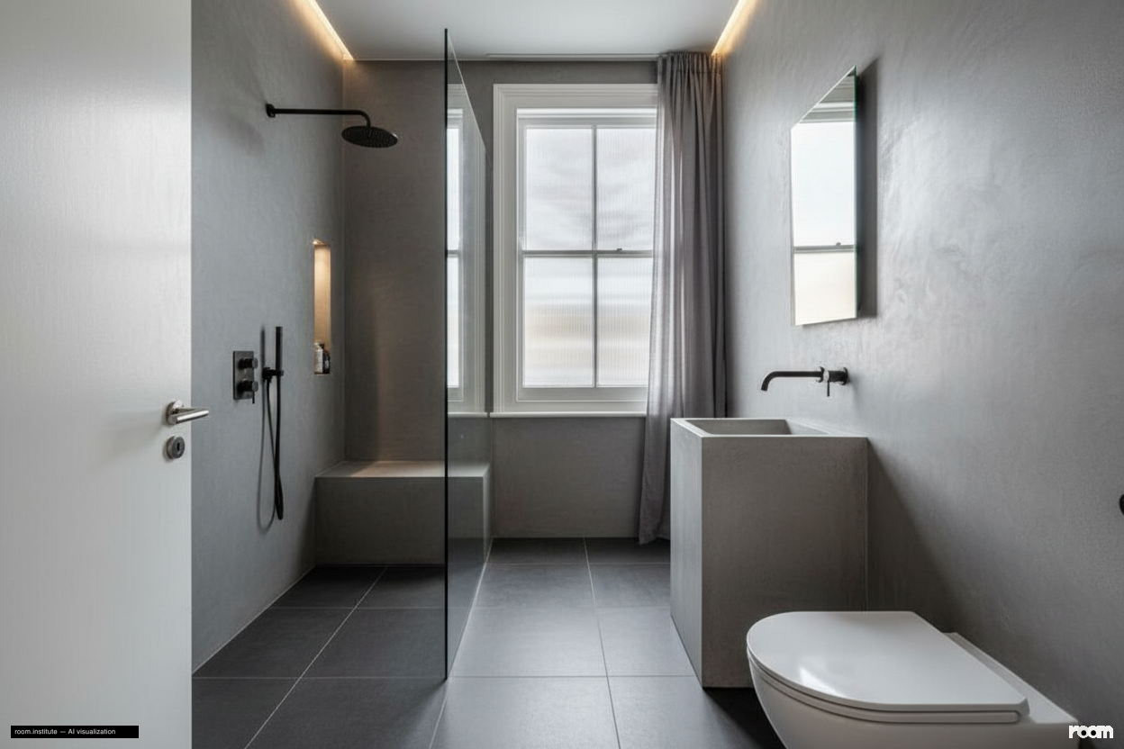 Whellock Road, Bedford Park, Chiswick Bathroom — Chalk & Slate design direction