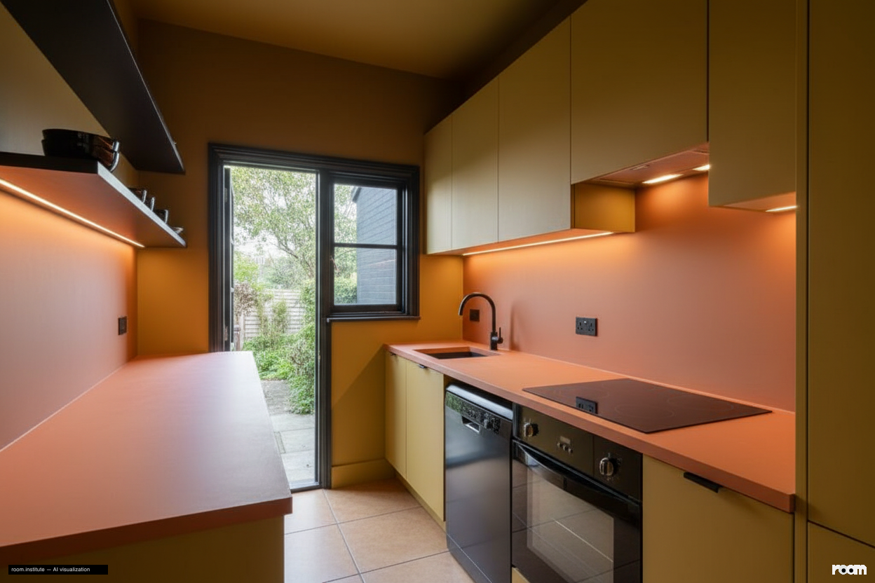 Whellock Road, Bedford Park, Chiswick Kitchen — Ochre Glow design direction