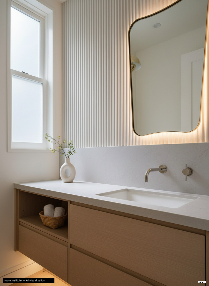10 5th Ave Bathroom — Luminous Layers design direction
