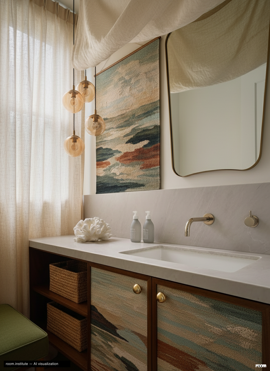 10 5th Ave Bathroom — Woven Chamber design direction