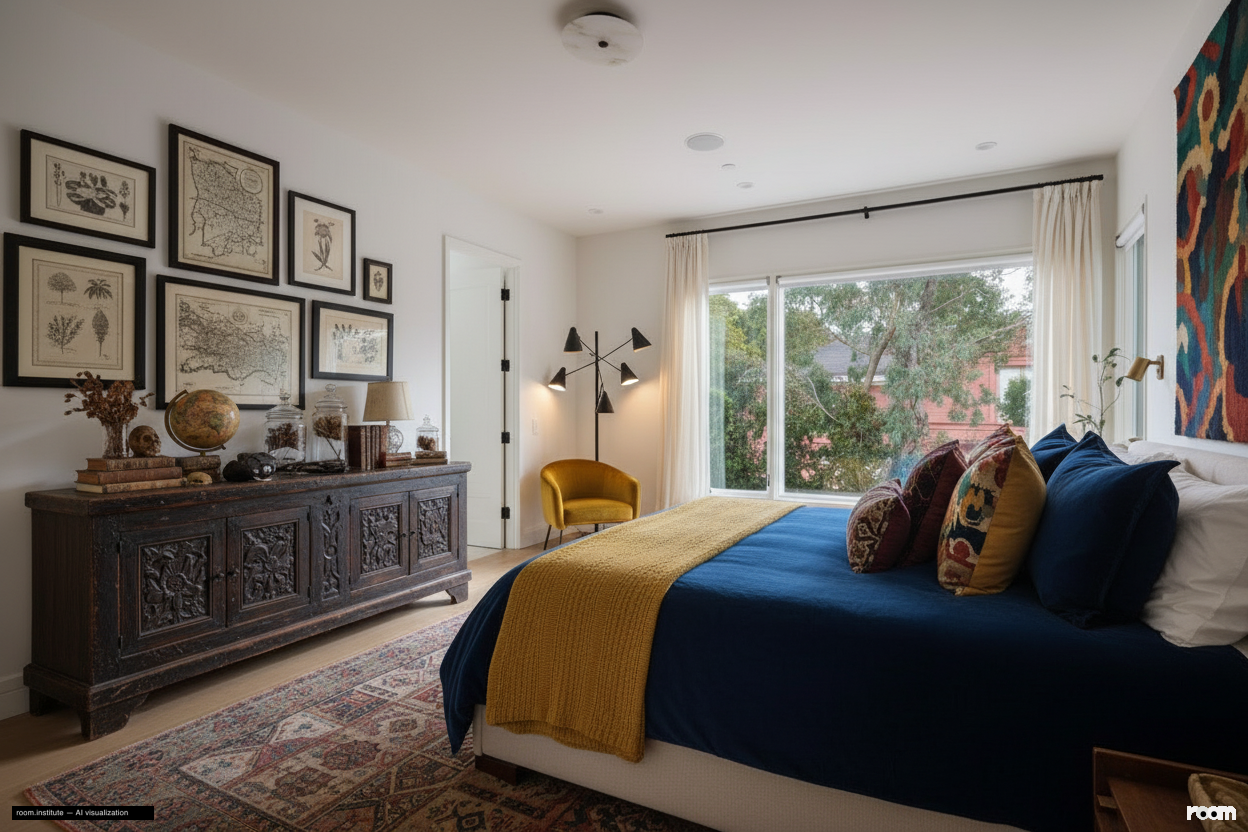 10 5th Ave Bedroom — Collected Narratives design direction