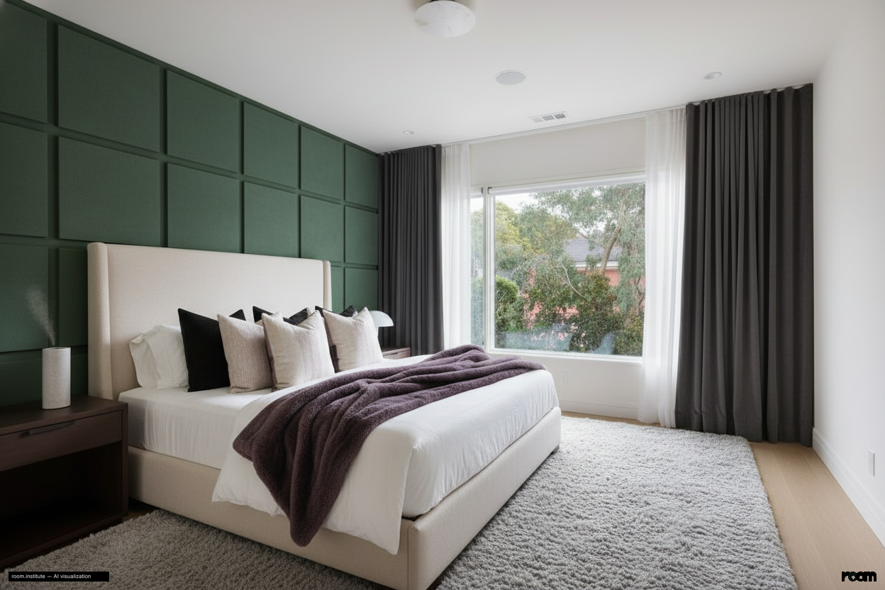 10 5th Ave Bedroom — Sensory Reverb design direction