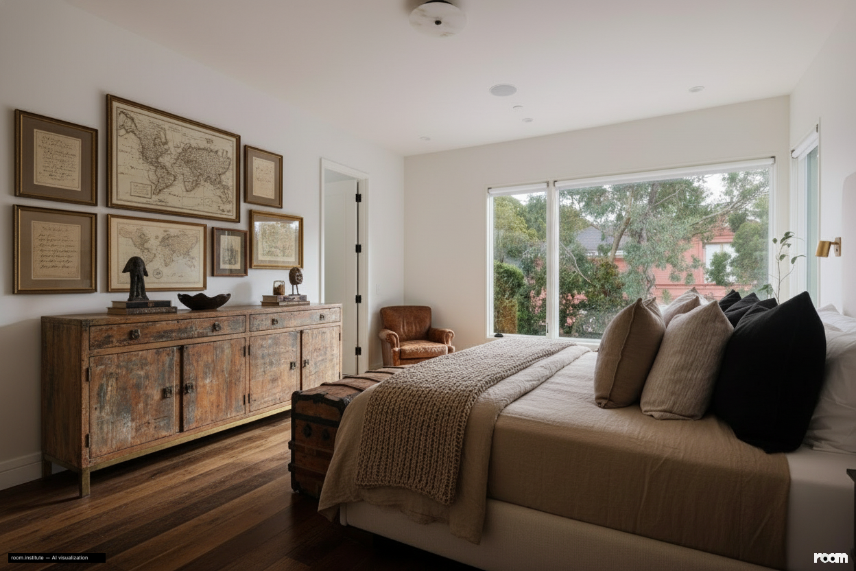 10 5th Ave Bedroom — Persistent Echoes design direction