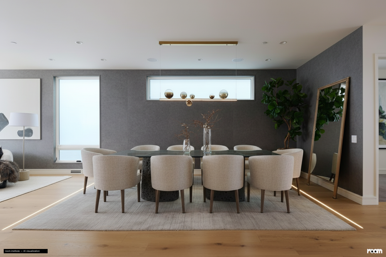 10 5th Ave Dining Room — Light Interrupted design direction