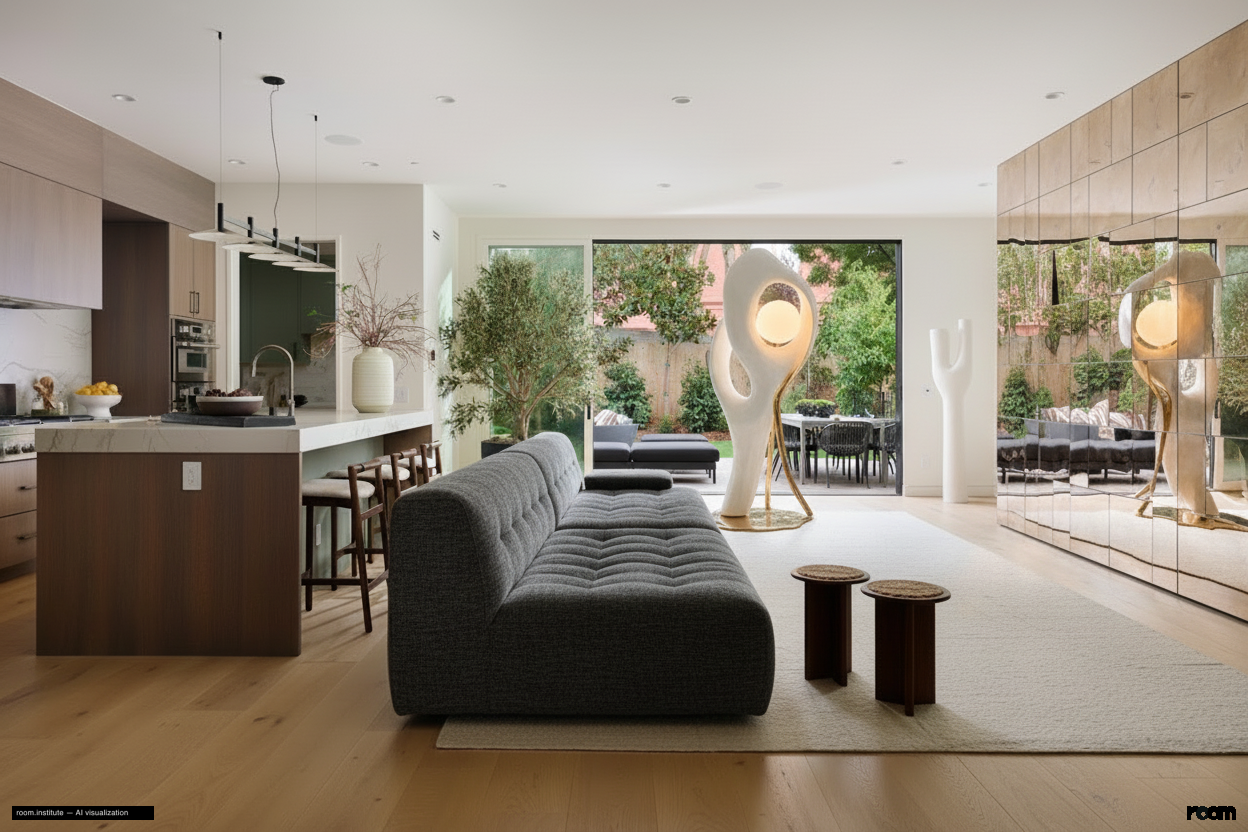 10 5th Ave Living Room — Essence Shift design direction