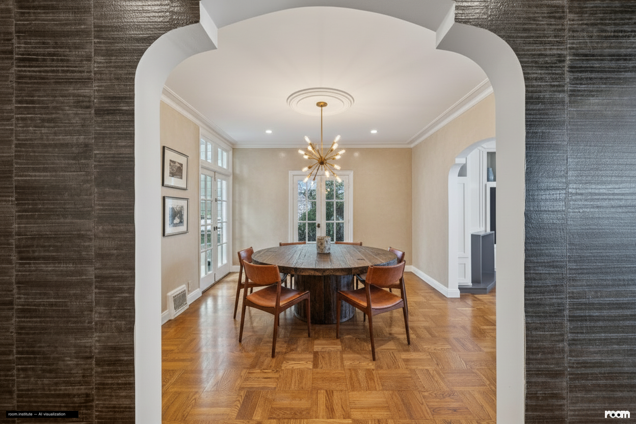 1967 Green St Dining Room — Charactered Divisions design direction