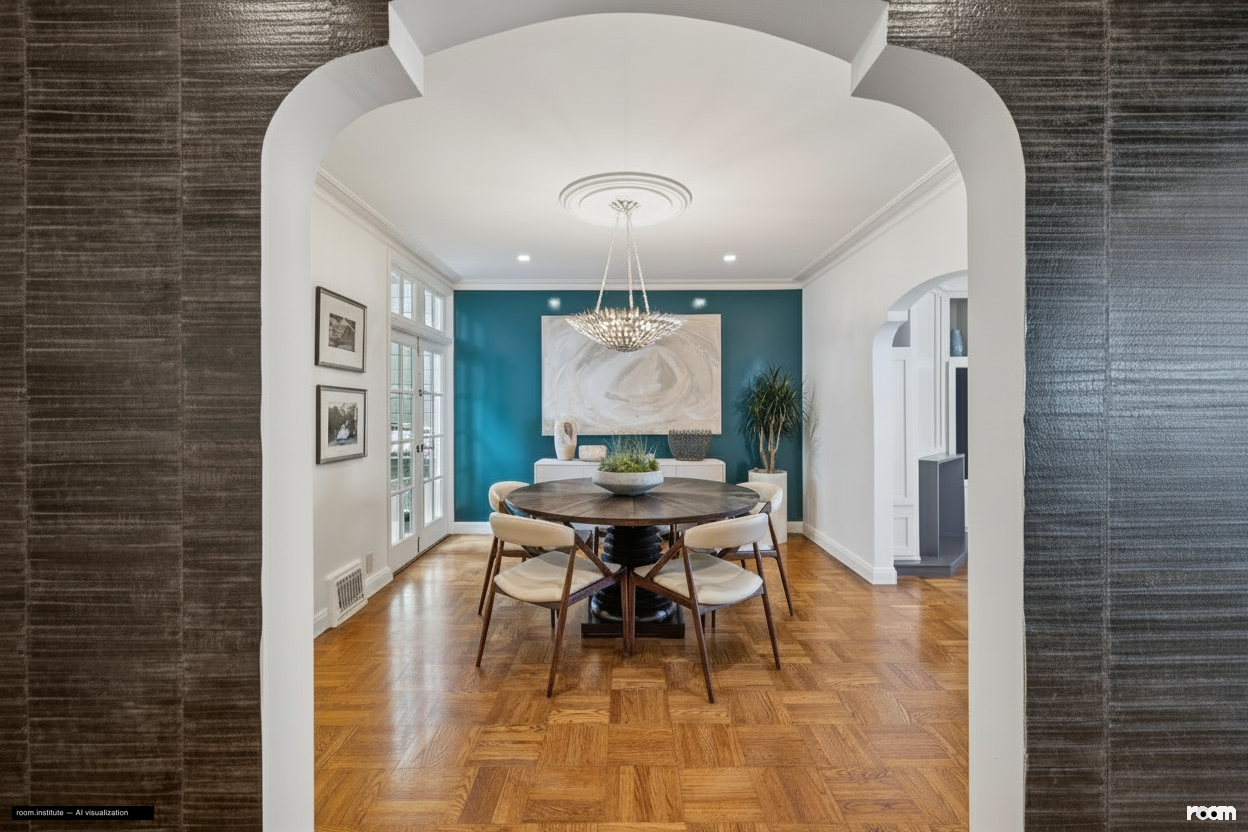 1967 Green St Dining Room — Focused Expanse design direction
