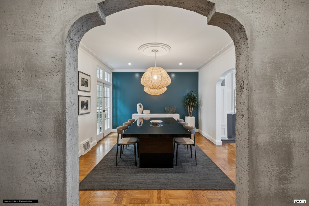 1967 Green St Dining Room — Sudden Shift design direction