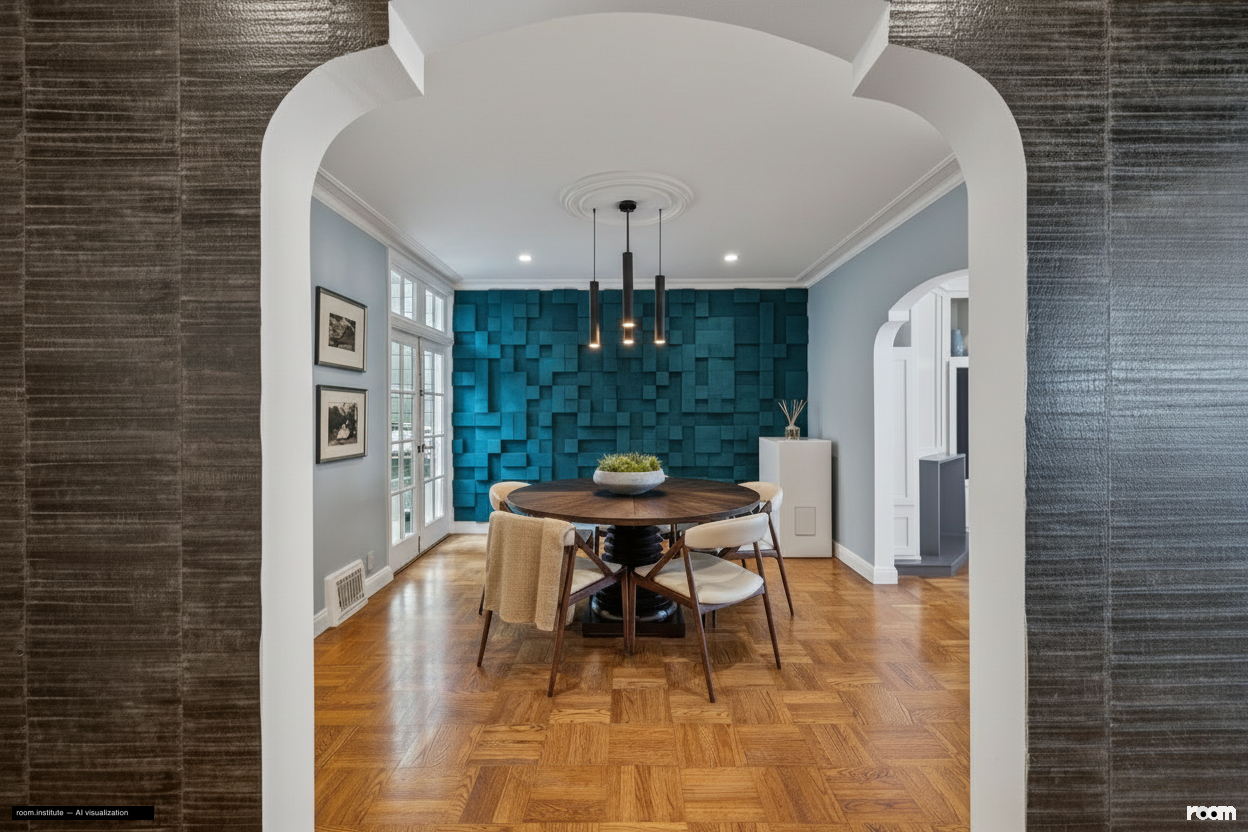 1967 Green St Dining Room — Sensory Dismissal design direction