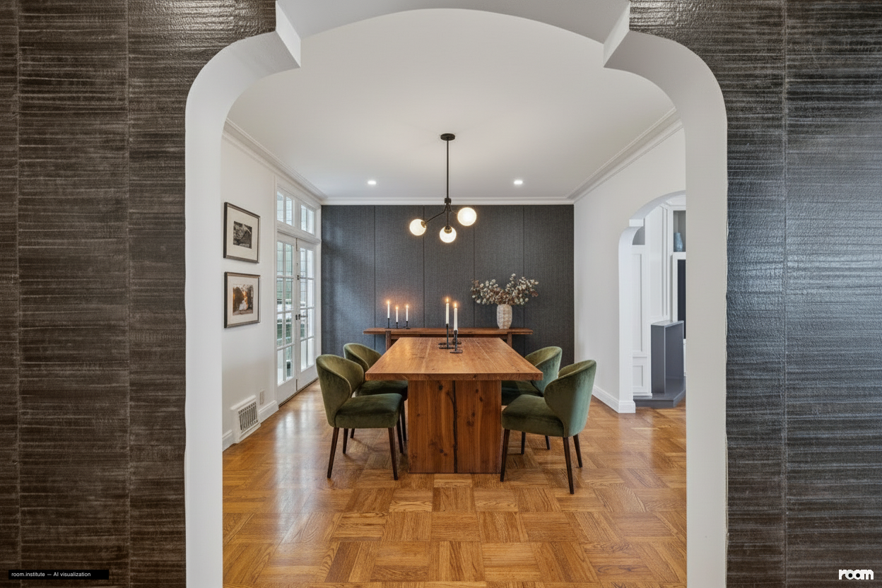 1967 Green St Dining Room — Perception's Call design direction