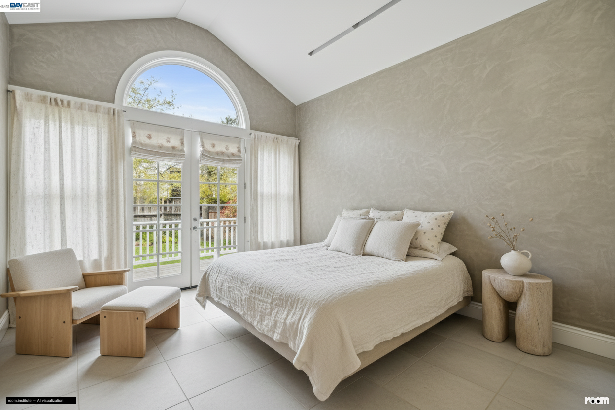 2070 Bush St Bedroom — Silent Horizon design direction