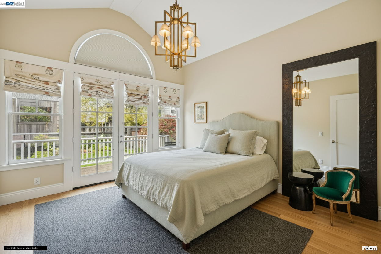 2070 Bush St Bedroom — Vast & Intimate design direction