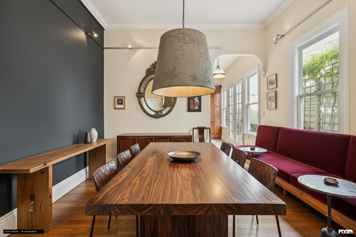 2070 Bush St Dining Room — Unbalanced Forms design direction
