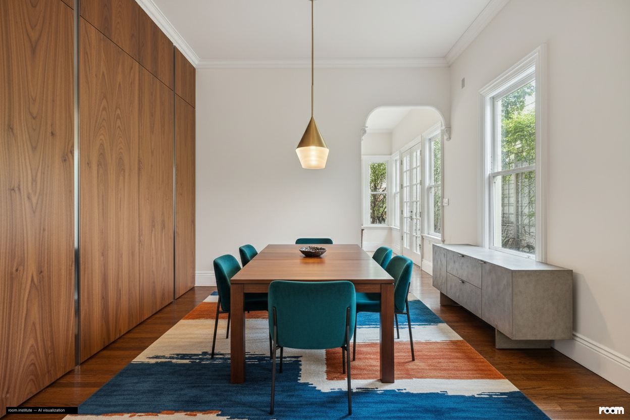 2070 Bush St Dining Room — Shifted Vistas design direction