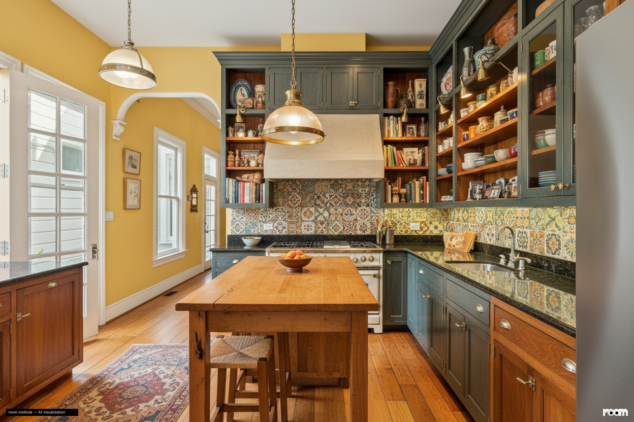 2070 Bush St Kitchen — Collected Chronicles design direction