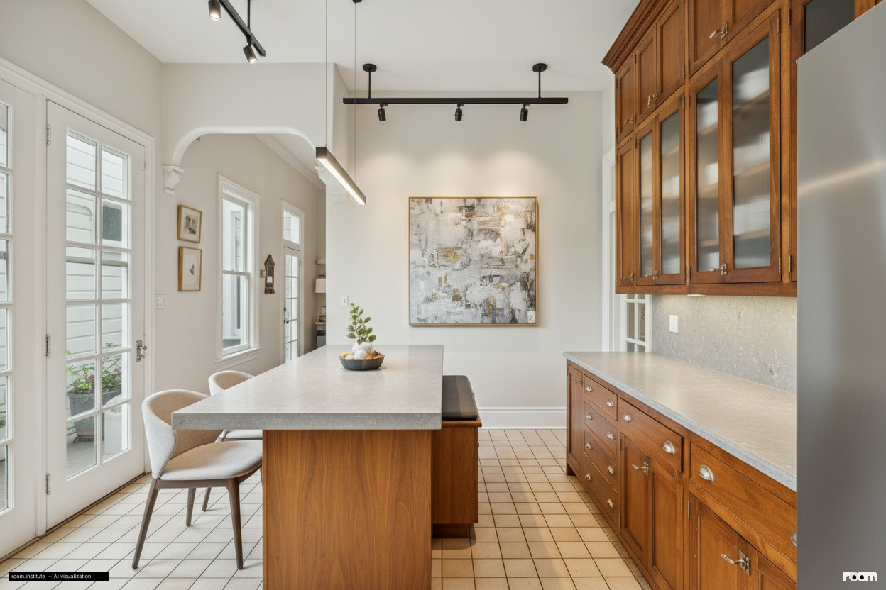 2070 Bush St Kitchen — Active Boundaries design direction