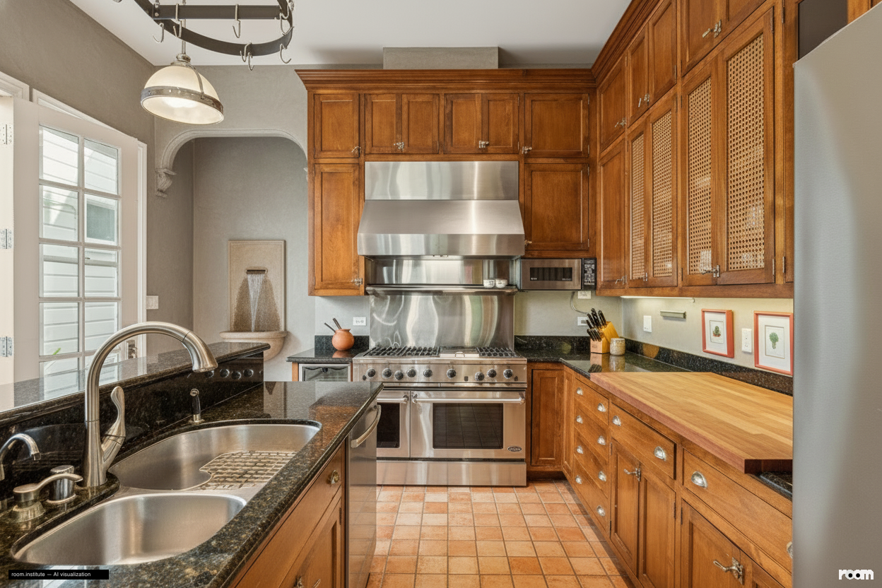 2070 Bush St Kitchen — Sensory Alchemy design direction