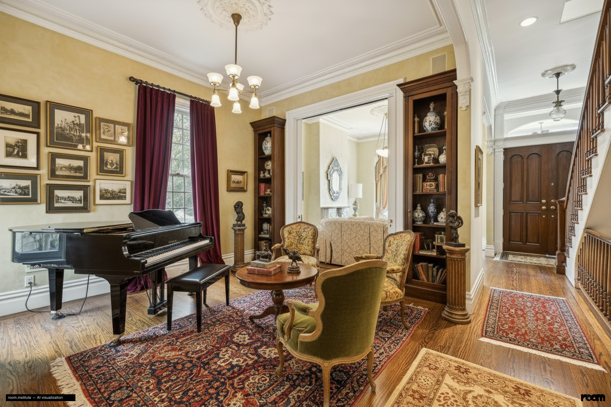 2070 Bush St Living Room — Poignant Perceptions design direction