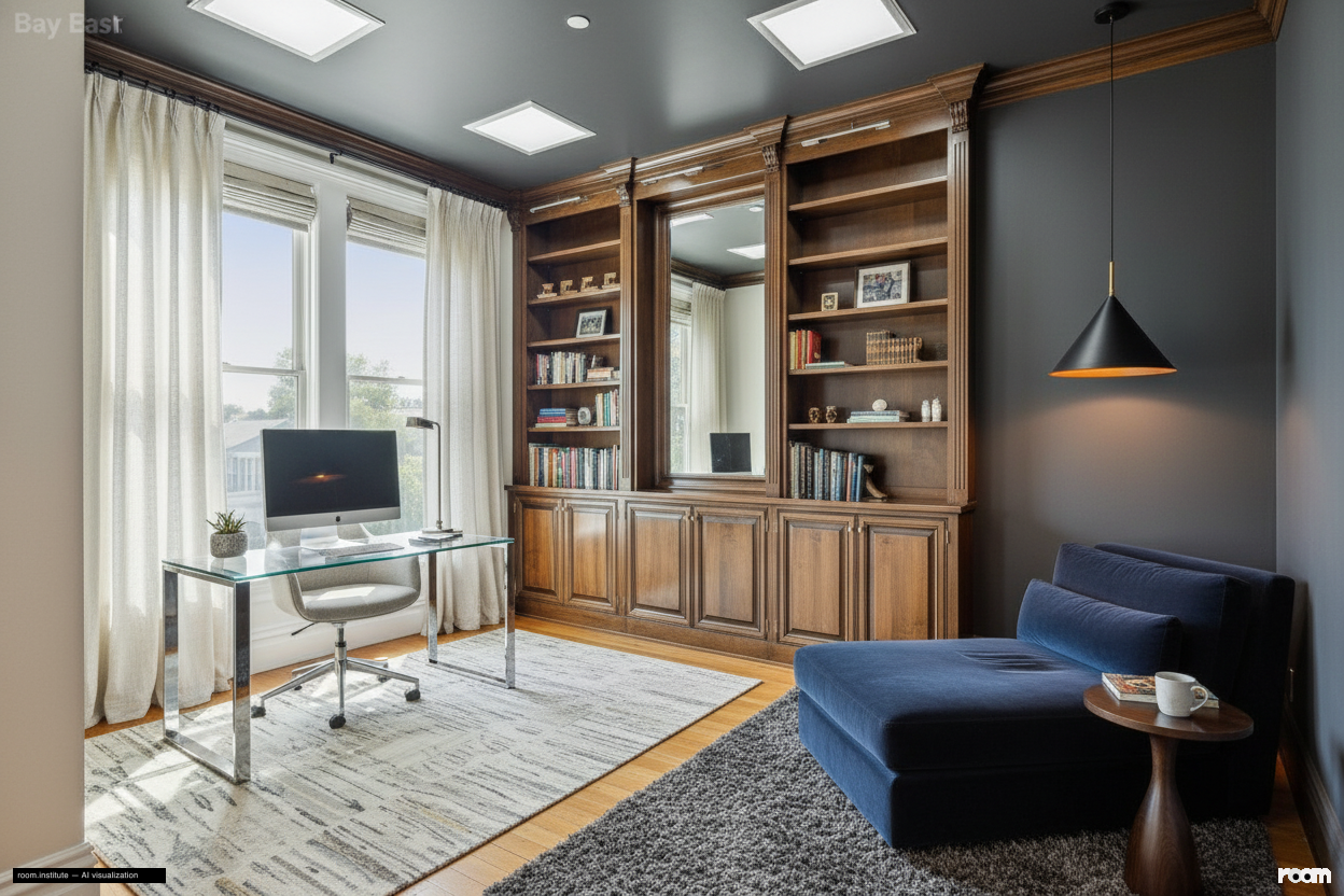 2070 Bush St Office — Depth & Surface design direction