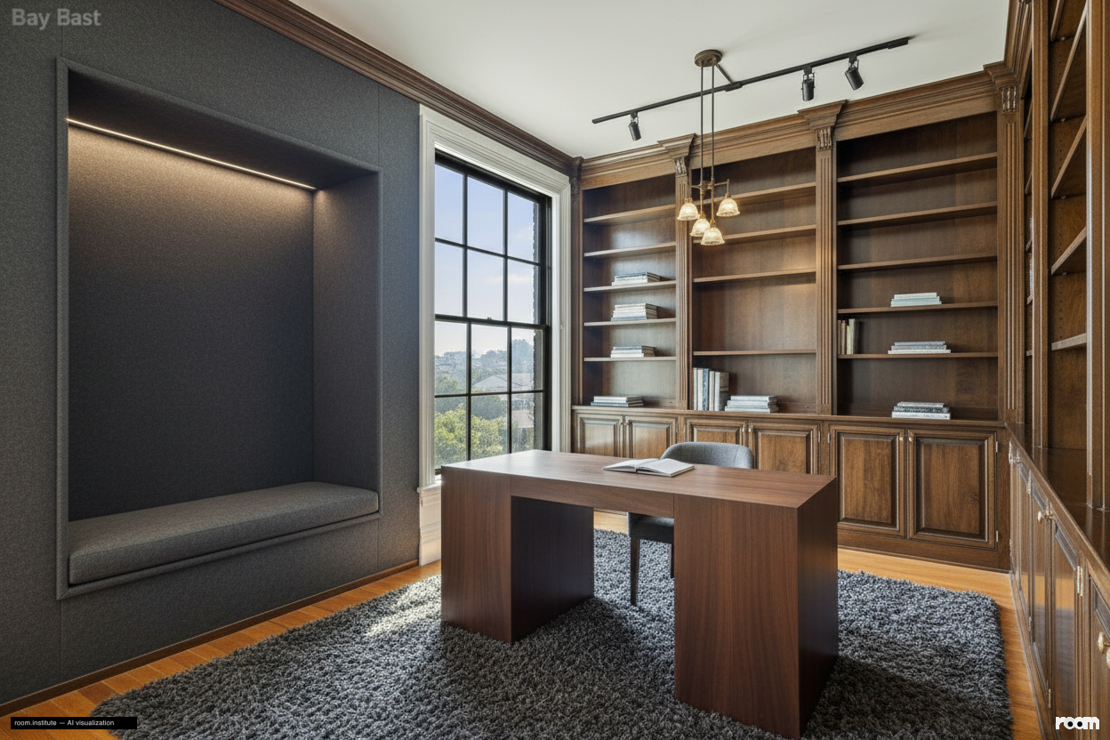 2070 Bush St Office — Quiet Grotto design direction