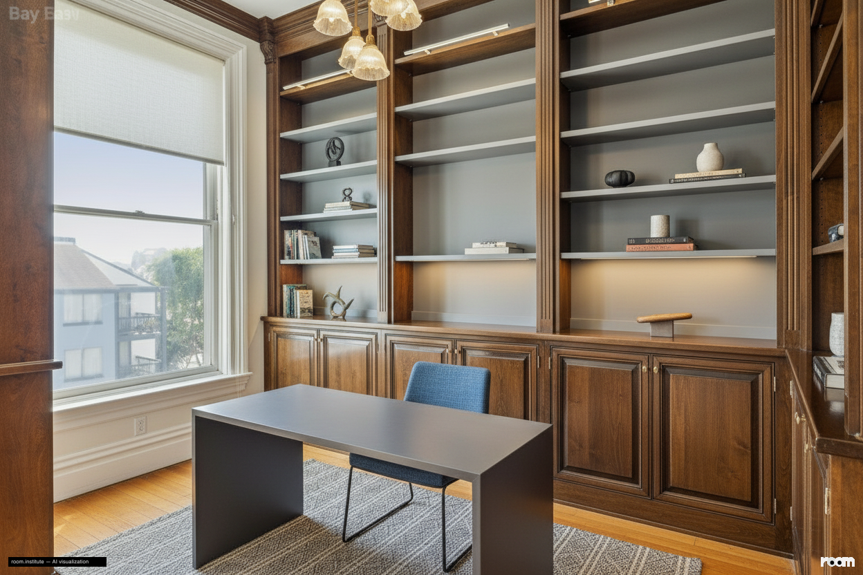 2070 Bush St Office — Core & Frame design direction