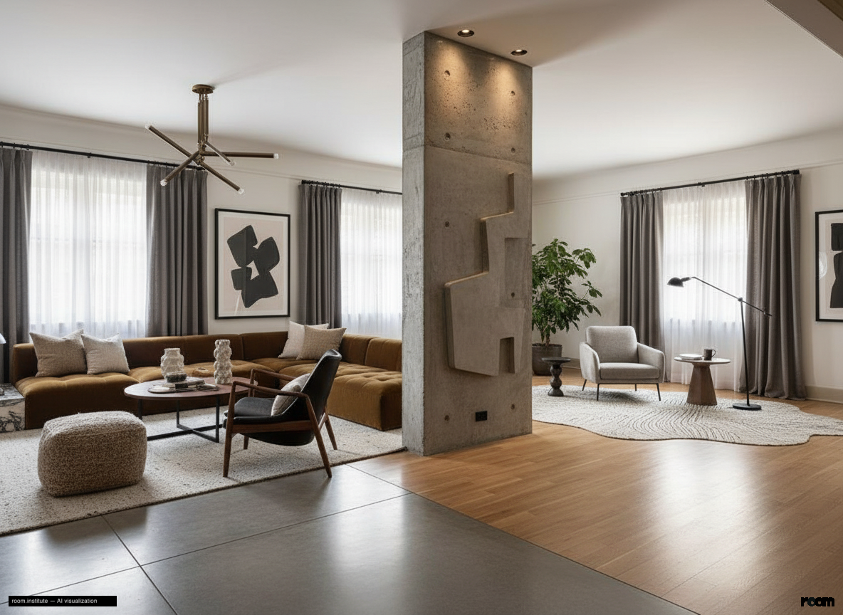 2196 Jackson St Study — Segmented Equilibrium design direction