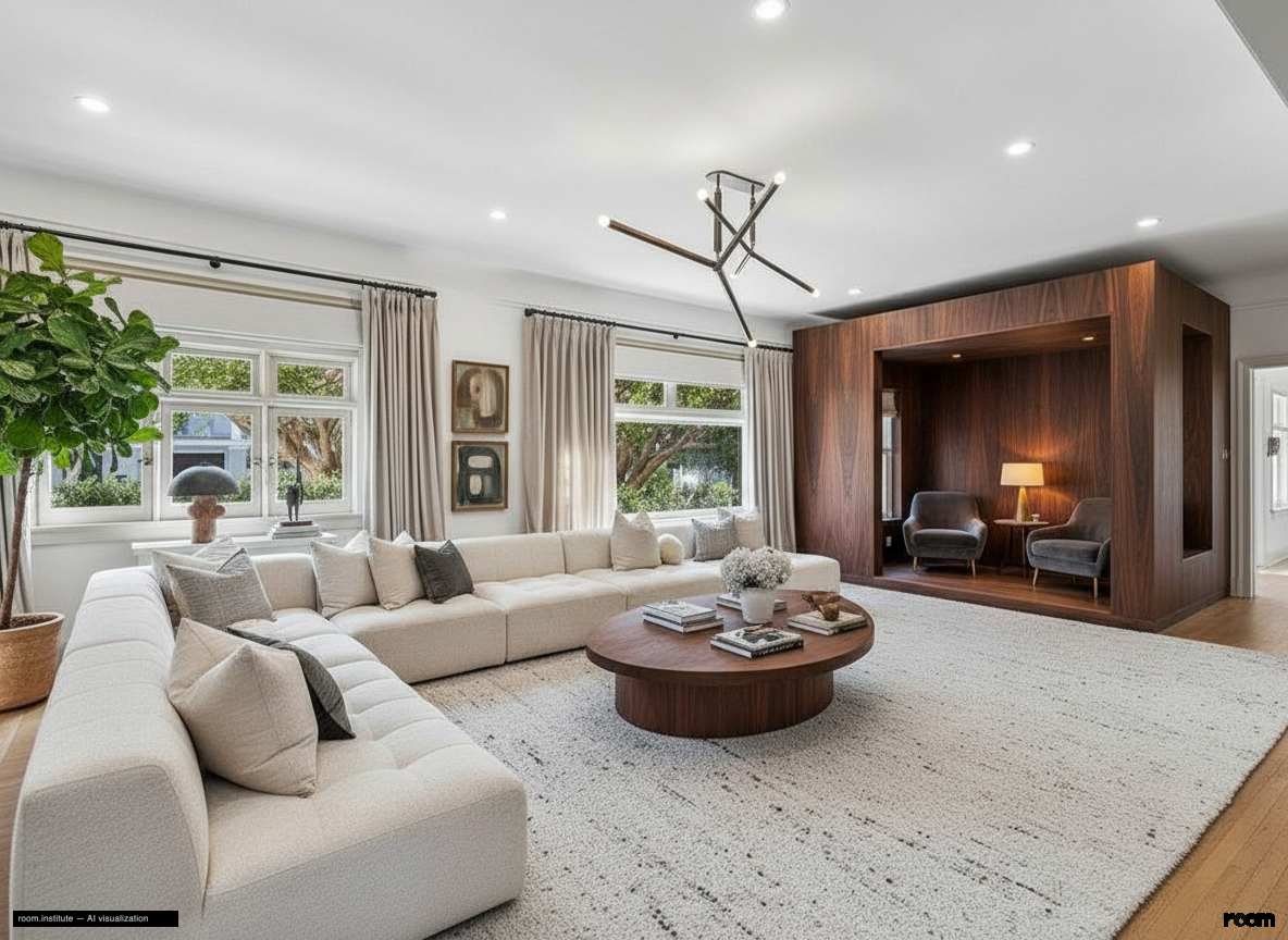 2196 Jackson St Bedroom — Fortified Stillness design direction