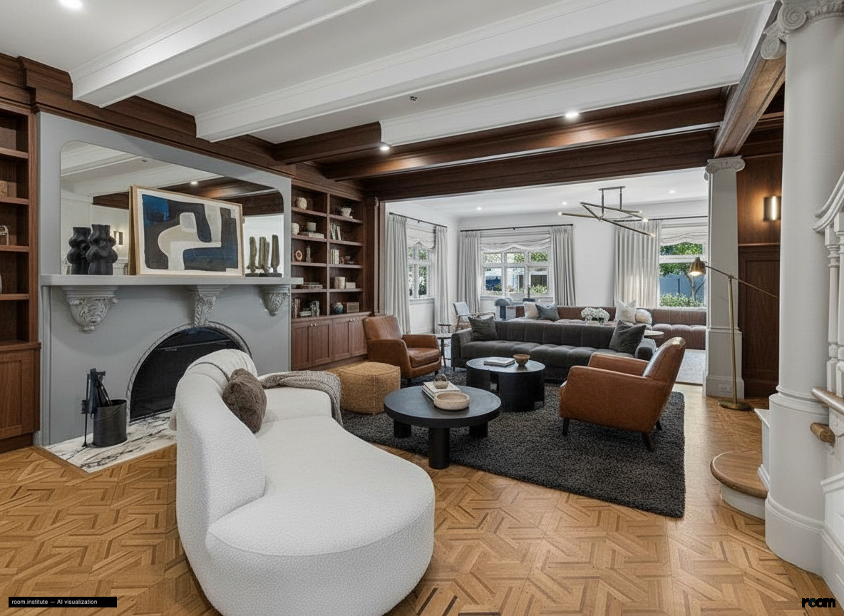 2196 Jackson St Bathroom — Paired Oppositions design direction