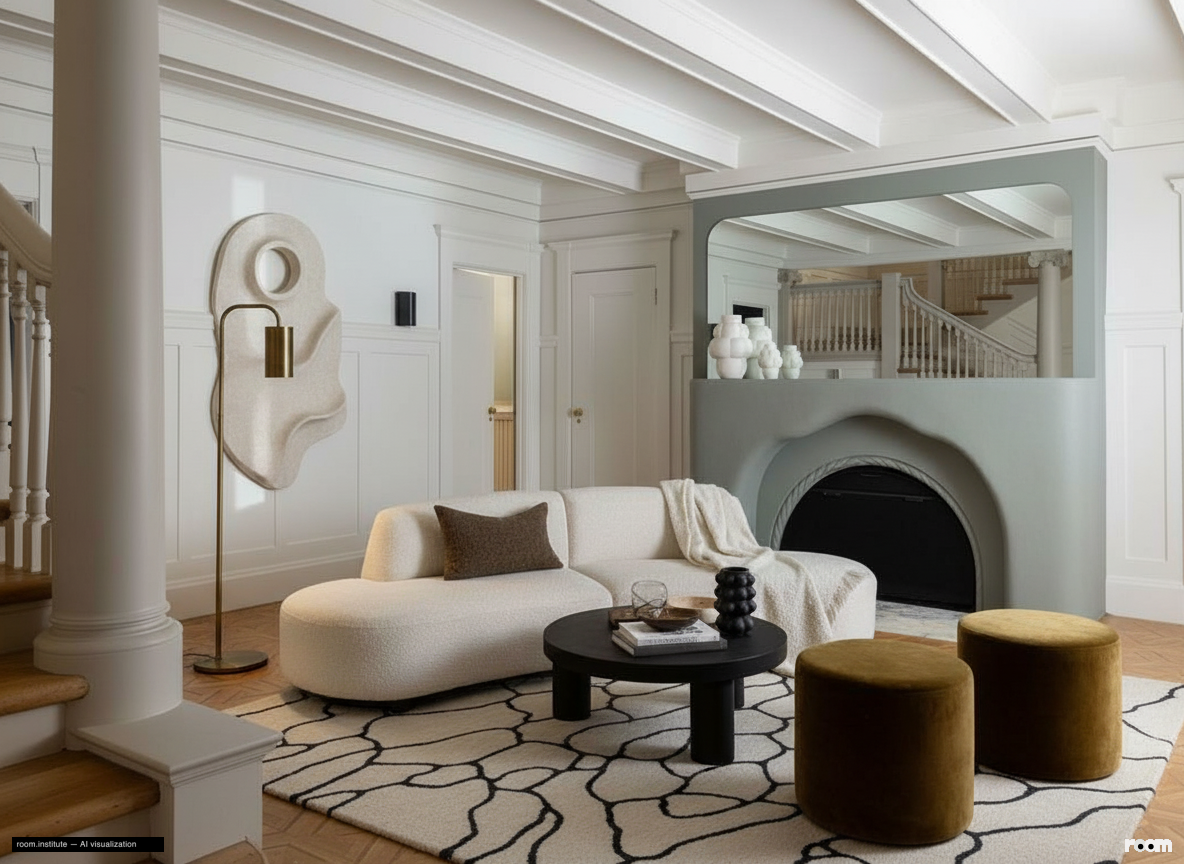 2196 Jackson St Kitchen — Echoed Curves design direction