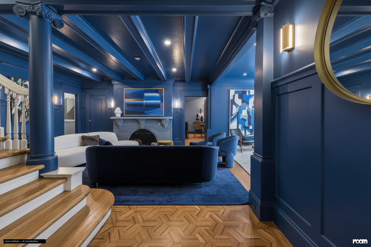 2196 Jackson St Living Room — Azure Deep design direction