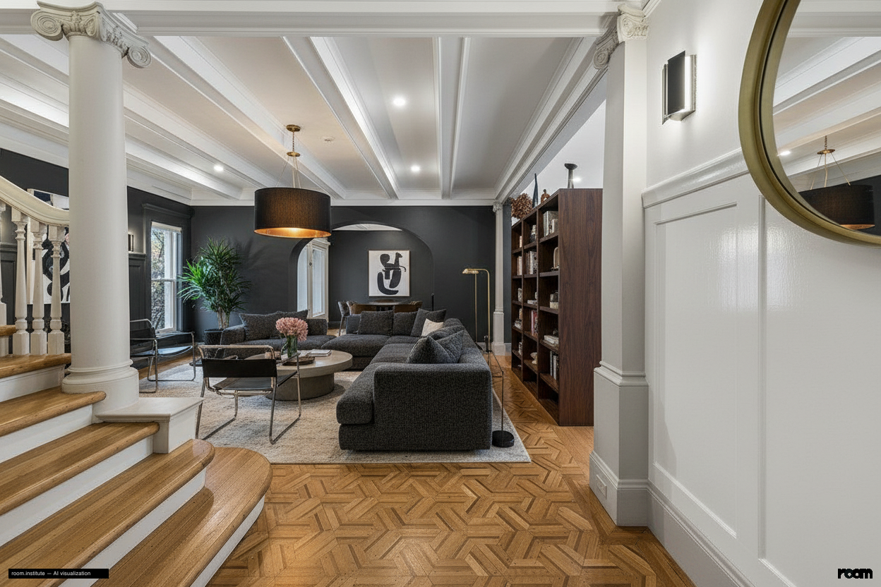 2196 Jackson St Living Room — Deliberate Expanses design direction