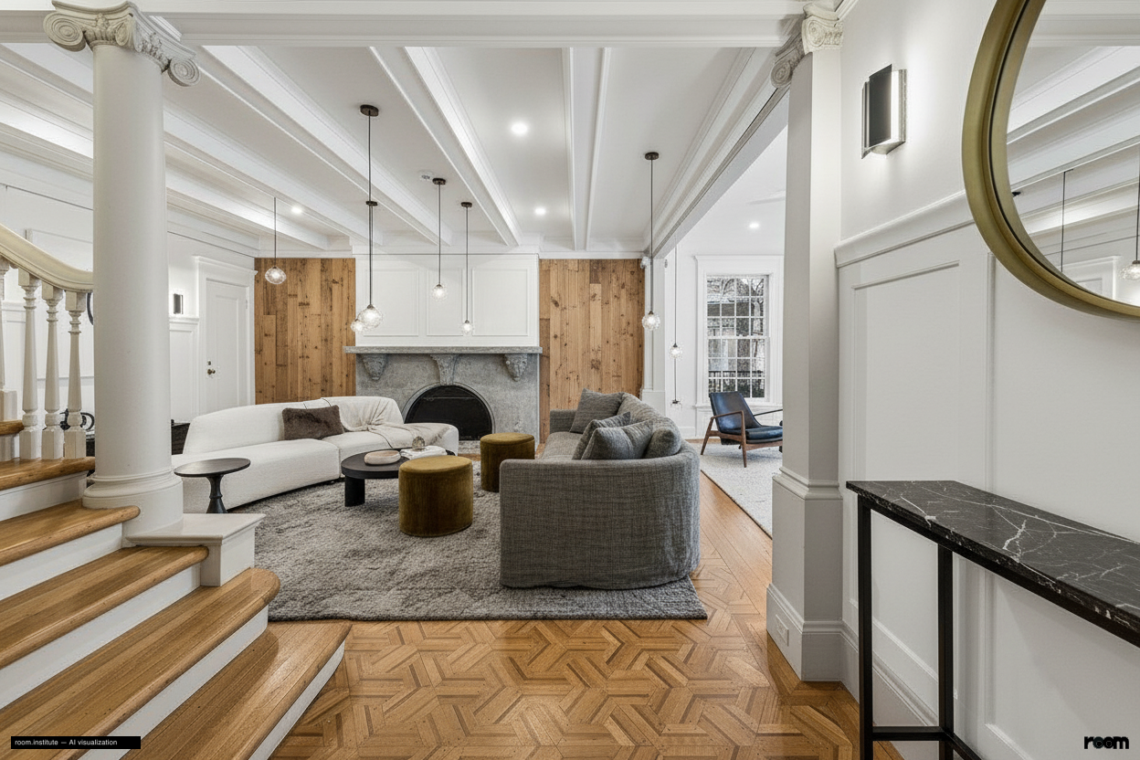 2196 Jackson St Living Room — Tactile Dialogue design direction