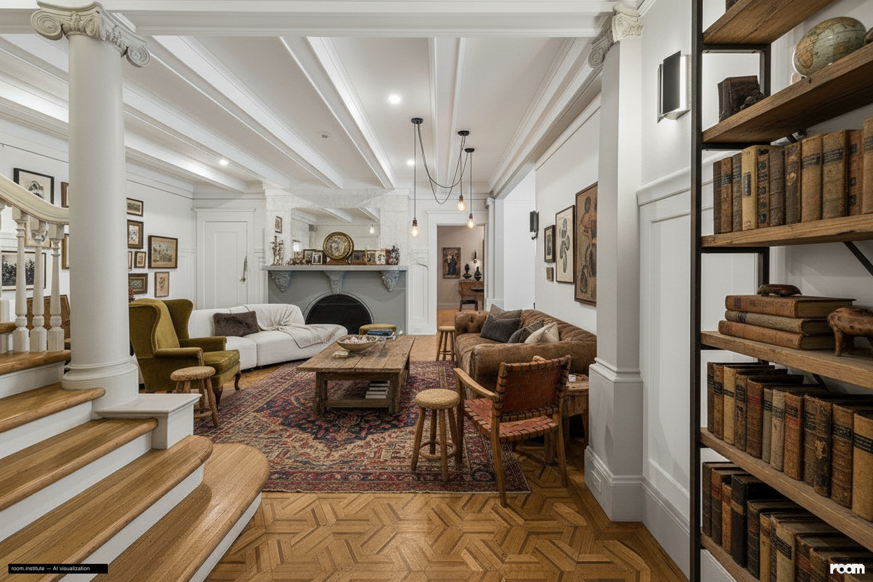 2196 Jackson St Living Room — Collected Life design direction