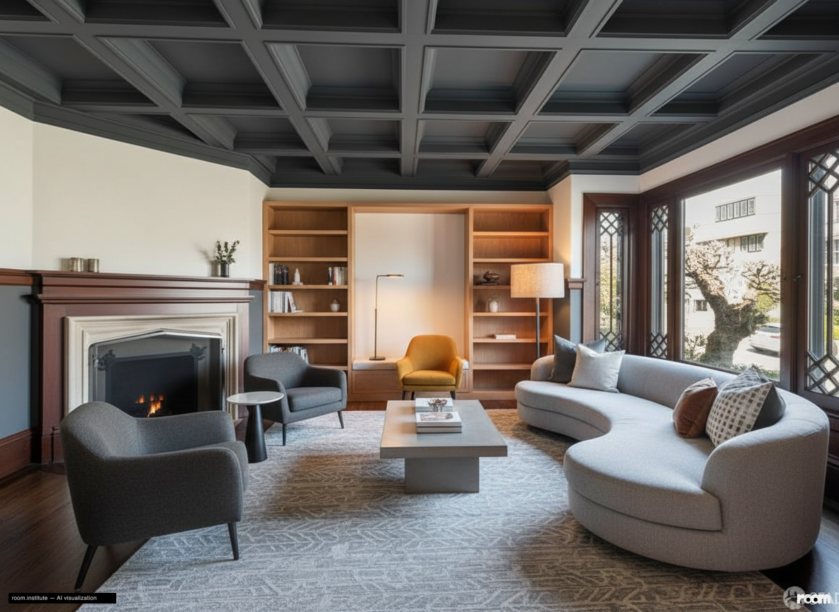 2535 Vallejo St Living Room Alt Angle — Fathom & Float design direction