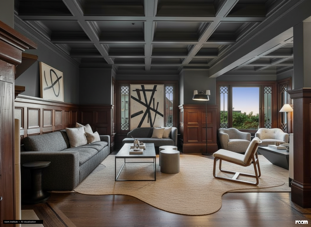 2535 Vallejo St Living Room Alt Angle 2 — Shifting Planes design direction