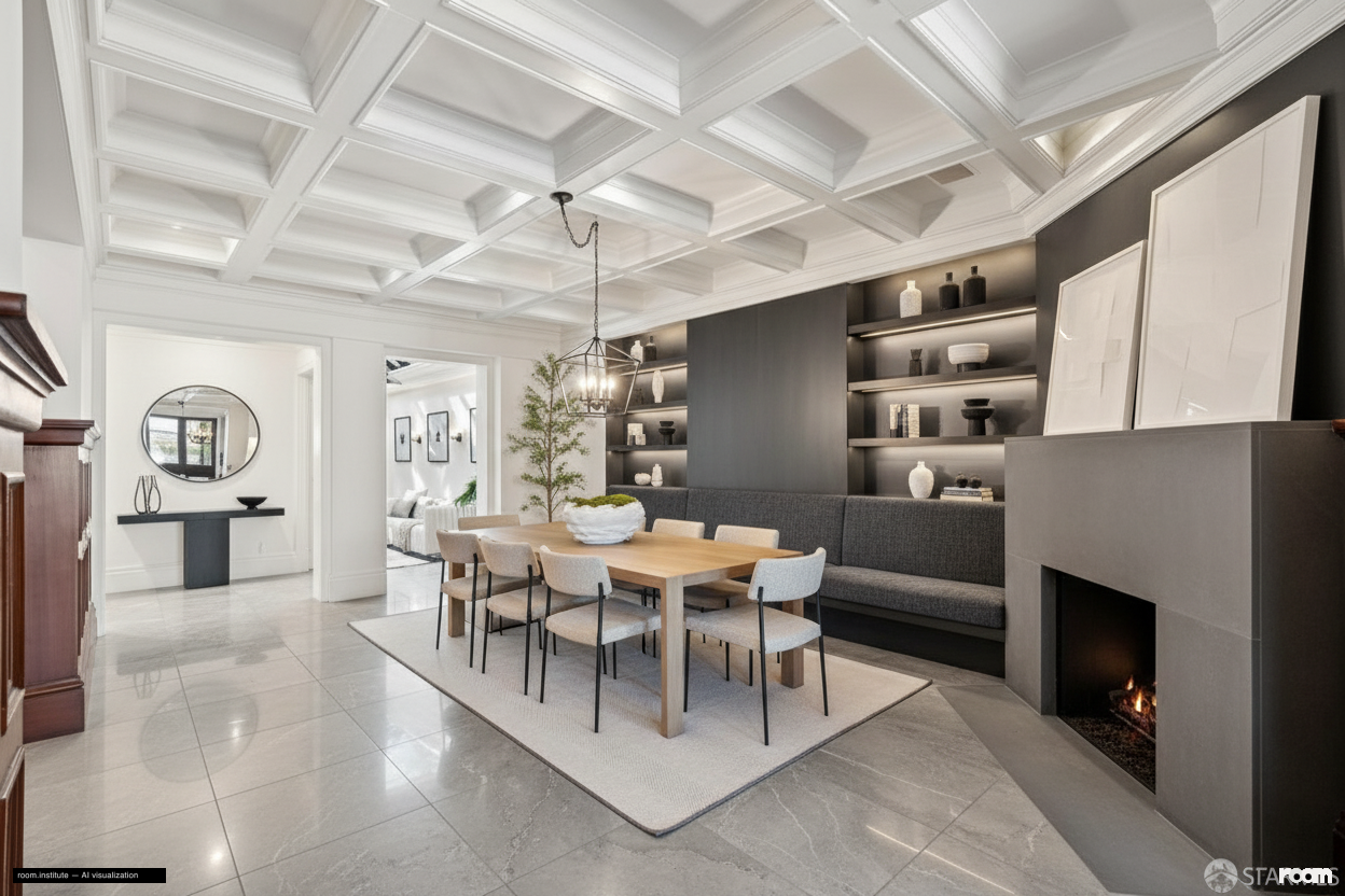 2535 Vallejo St Dining Room — Shadowed Expanse design direction