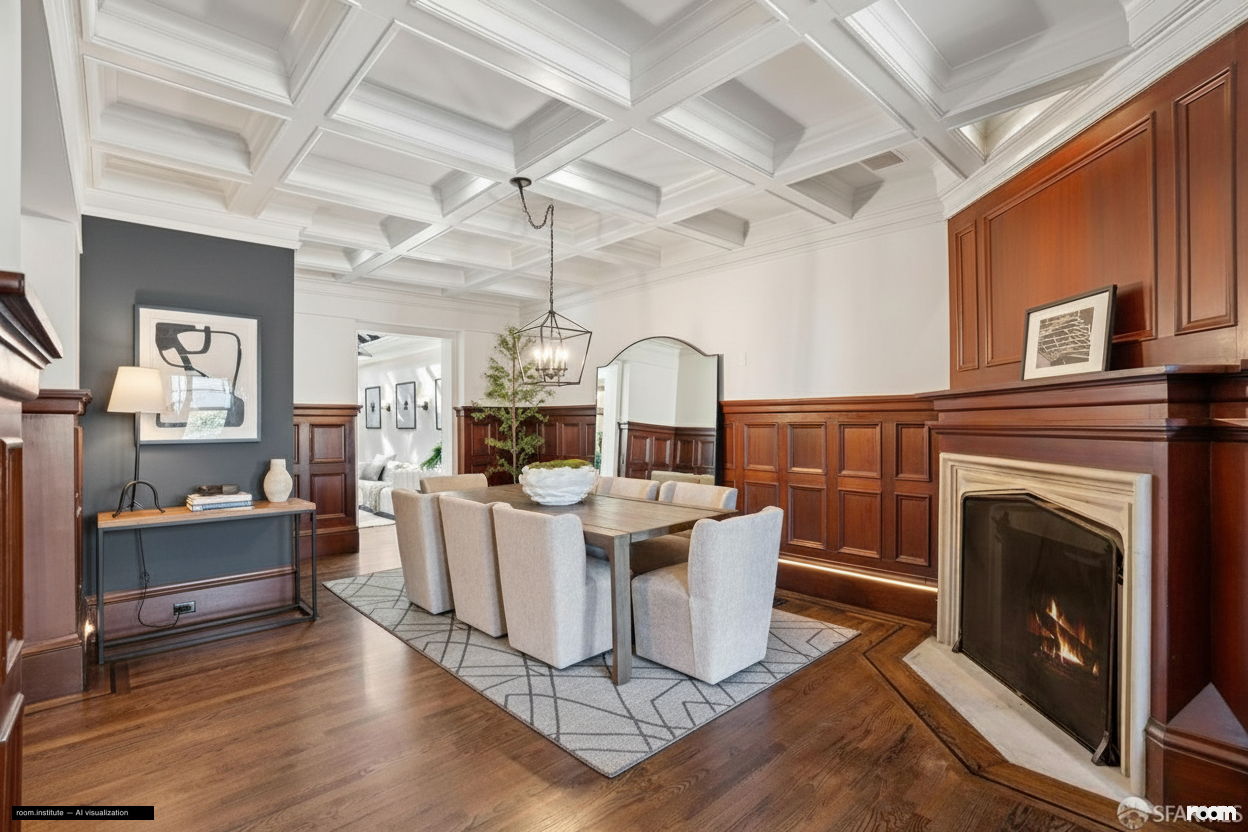 2535 Vallejo St Dining Room — Quietly Unbalanced design direction