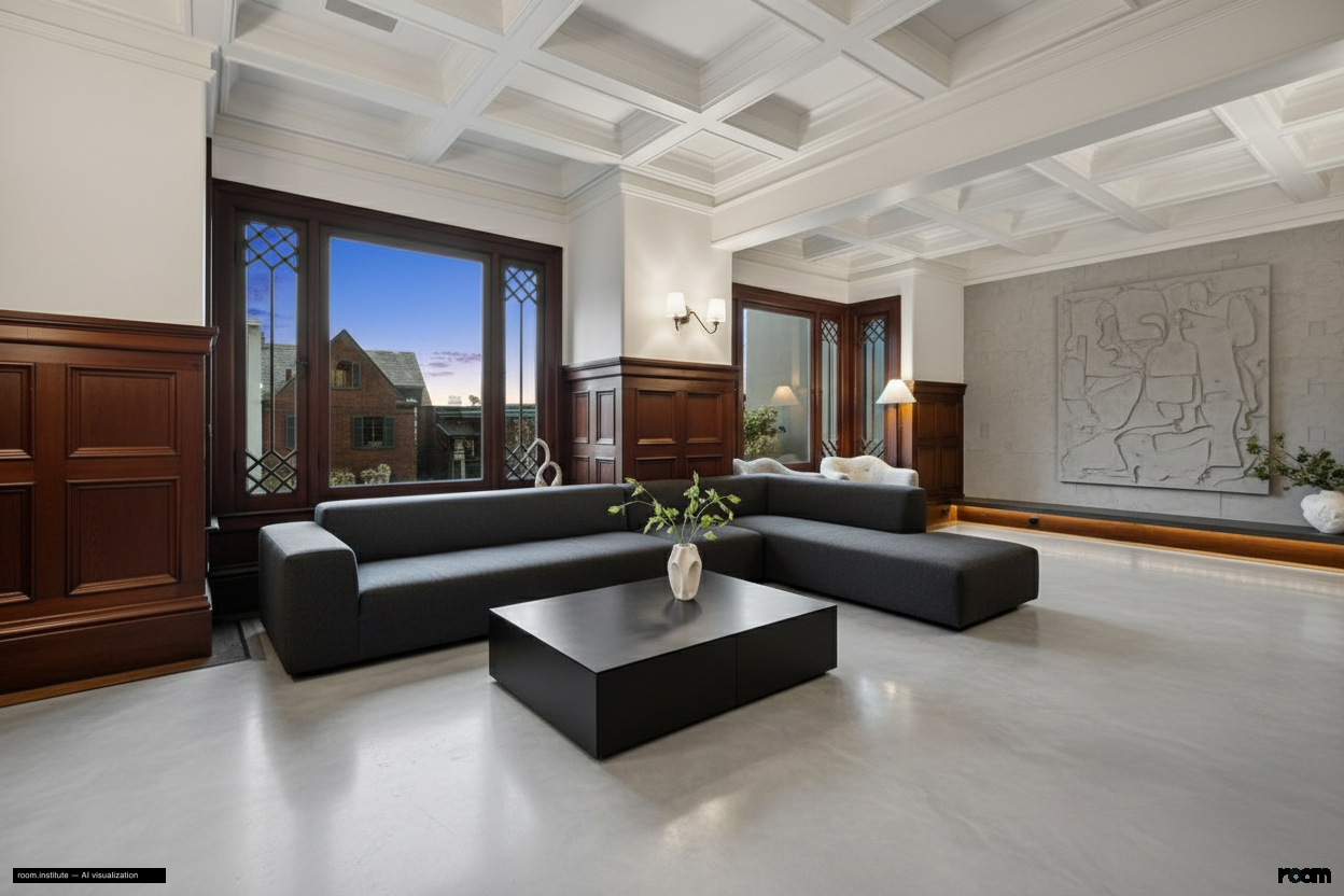 2535 Vallejo St Living Room — Visible Absence design direction