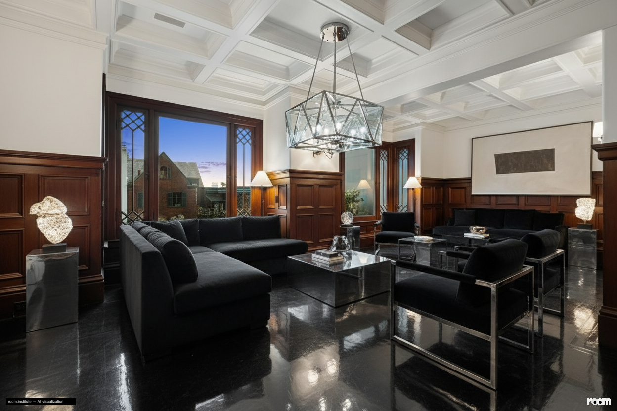 2535 Vallejo St Living Room — Luminary Decree design direction