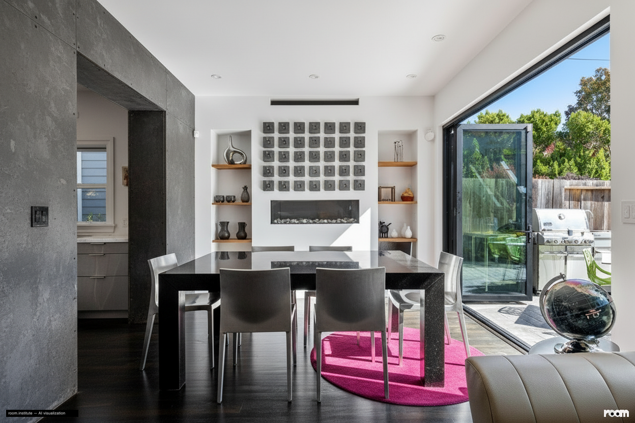 439-443 Jersey St Dining Room — Tight Passage, Wide Gaze design direction