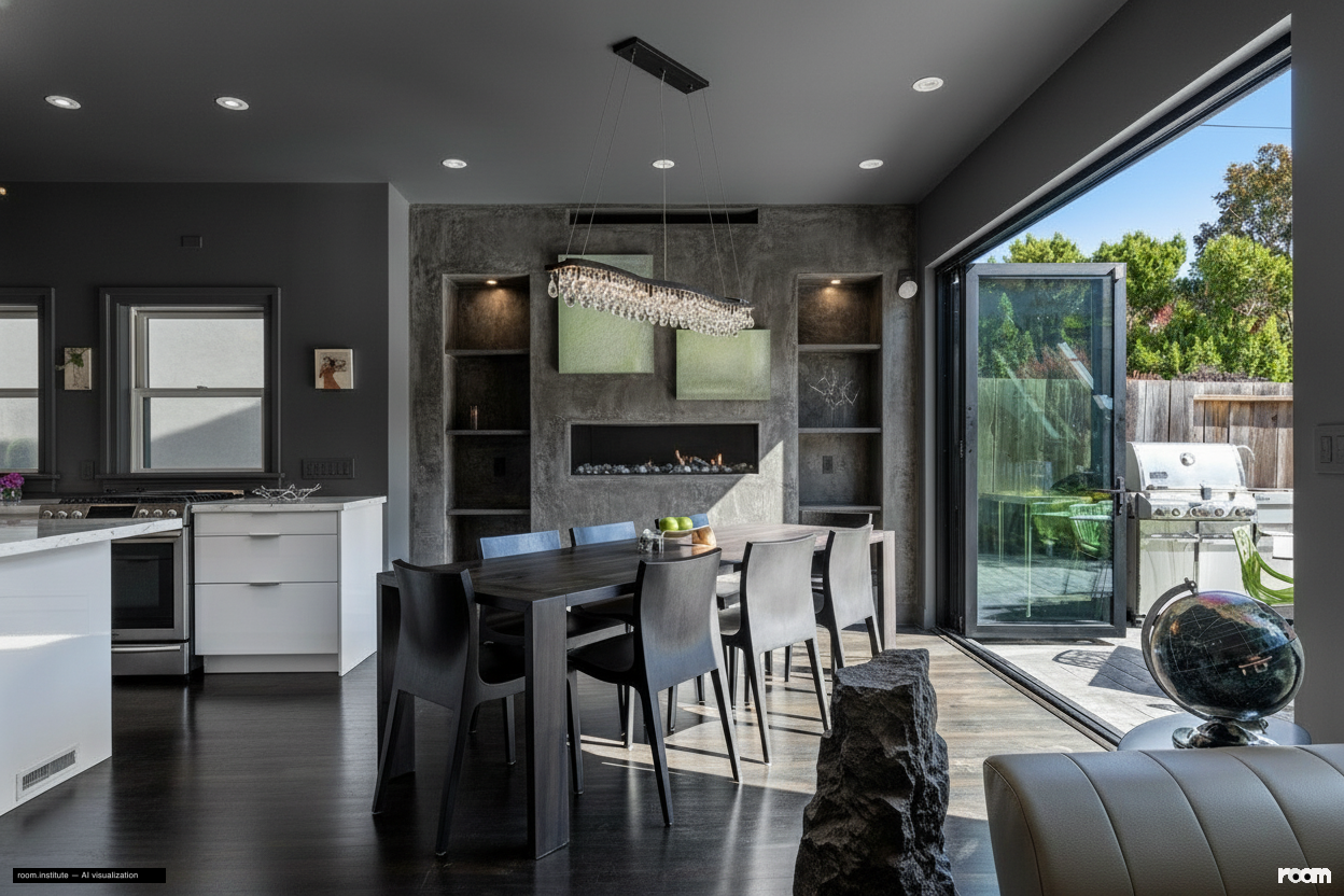 439-443 Jersey St Dining Room — Ash & Grit design direction