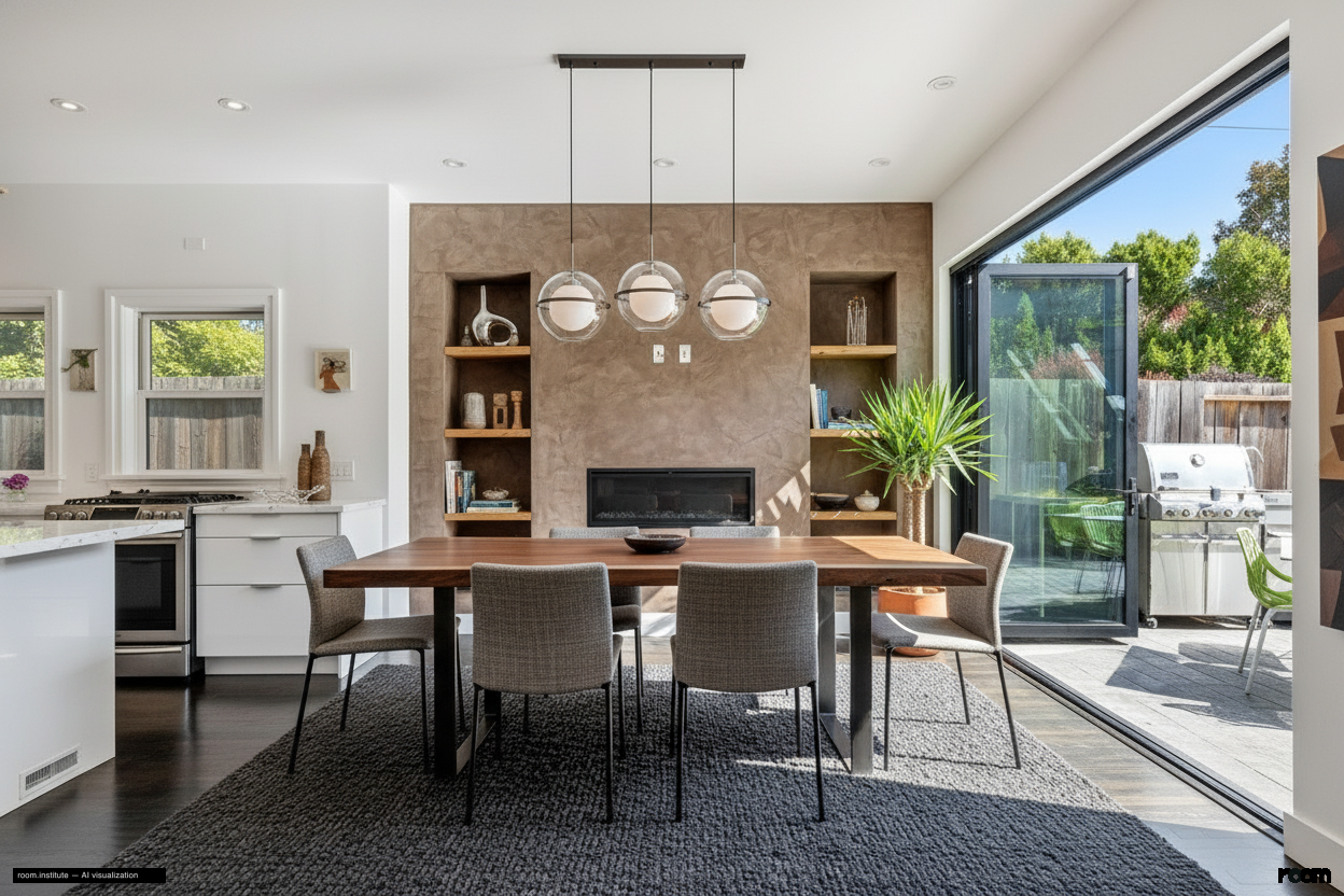 439-443 Jersey St Dining Room — Tactile Echoes design direction