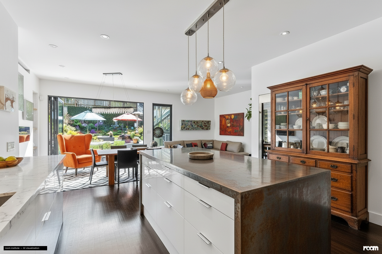 439-443 Jersey St Kitchen — Patterned Junction design direction